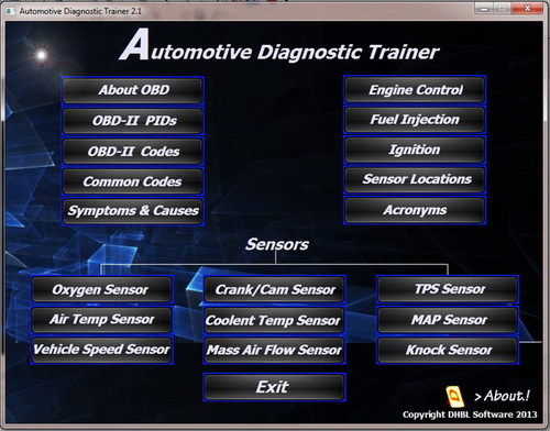 Product picture Automotive Diagnostic Training Software